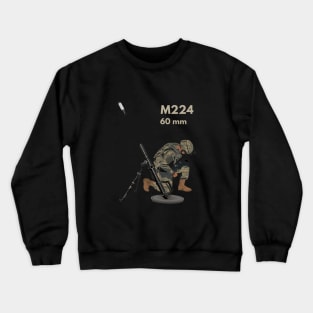 M224 Mortar with Gunner Crewneck Sweatshirt